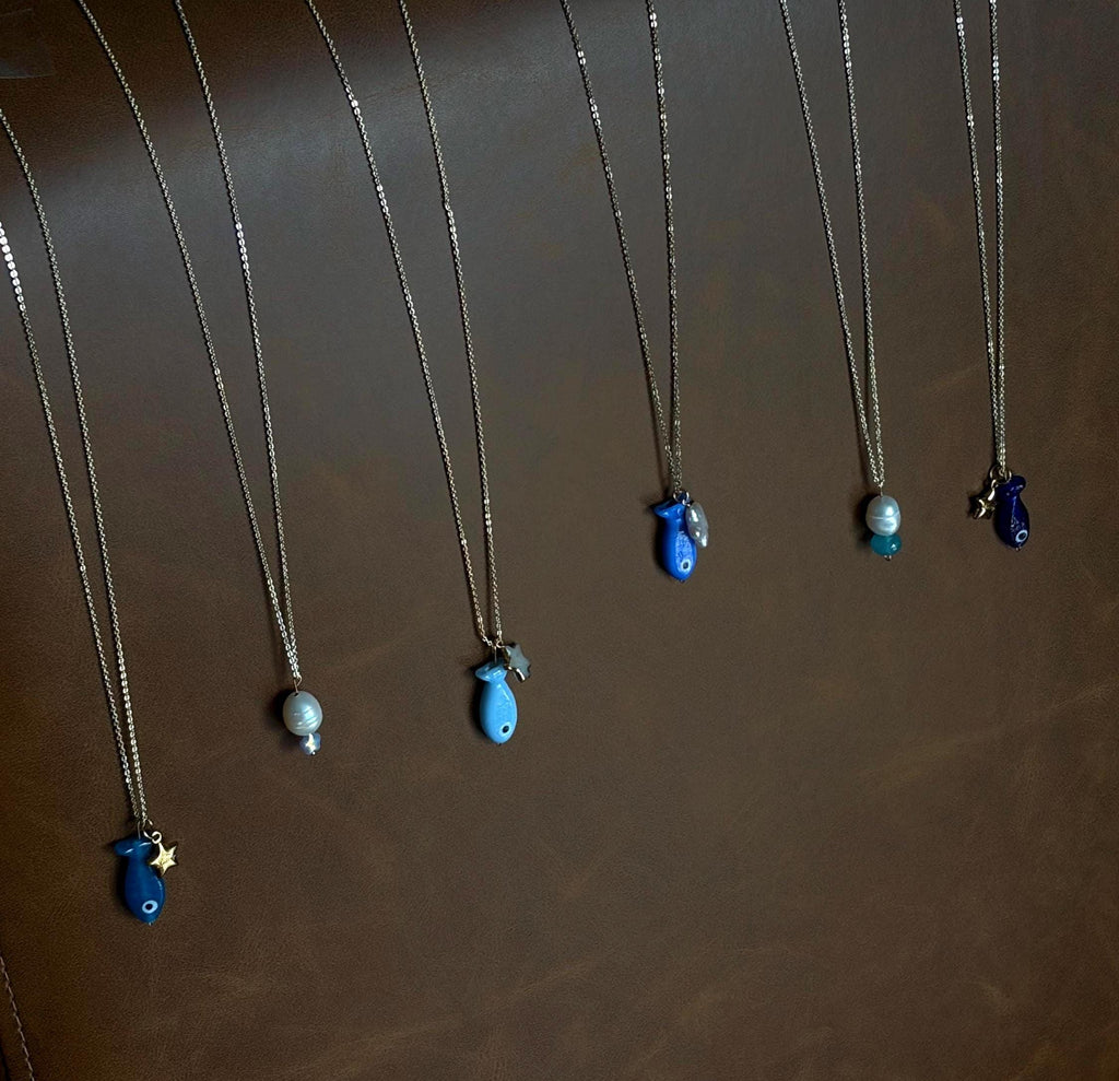 Pearly Fish Necklace