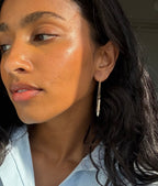 Mother of Pearl Drop Chain Earrings